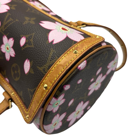 【中古】 LOUIS VUITTON ルイ・ヴィトン CHERRY BLSSOM HANDBAG チェリーブロッサムパピヨン ハンドバッグ モノグラム/ピンク キャンバス USED USED バッグ