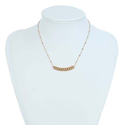 【美品】CARTIER カルティエ K18PG CLASH DE CARTIER NECKLACE クラッシュ ドゥ カルティエ ネックレス MM 9.9g
