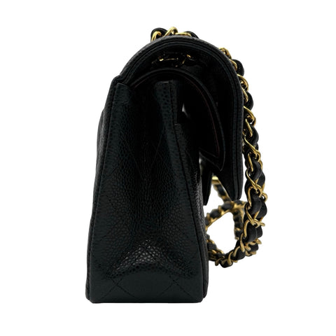 【美品】 CHANEL シャネル MATELASSE 23 マトラッセ23 ショルダーバッグ ICチップ(2021年~) ブラック キャビアスキン 中古 USED バッグ
