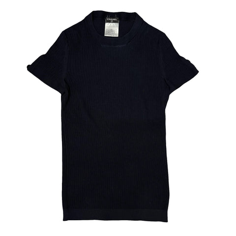 【中古】CHANEL シャネル T-SHIRT Tシャツ トップス 34 USED 中古 2007年 CLOTHES 洋服