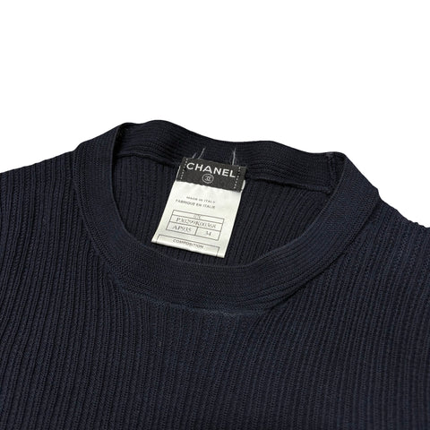 【中古】CHANEL シャネル T-SHIRT Tシャツ トップス 34 USED 中古 2007年 CLOTHES 洋服