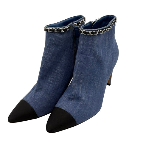【中古】CHANEL シャネル SHOES ショートブーツ 36.5 USED 中古 2020年 SHOES 靴