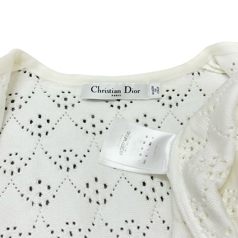 【中古】 Christian Dior クリスチャン・ディオール CARDIGAN カーディガン トップス 38 USED 中古 CLOTHES 洋服