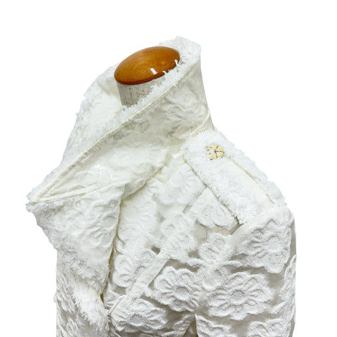 【中古】 CHANEL シャネル CAMELLIA RIDERS JACKET カメリアライダース 40 USED 中古 2009年 CLOTHES 洋服