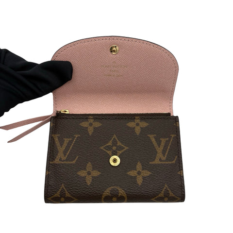 【中古】 LOUIS VUITTON ルイ・ヴィトン WALLET M62361 ポルトモネ・ロザリ 財布 モノグラム・ローズバレリーヌ キャンバス 中古 小物