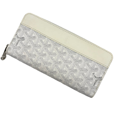 【新品未使用】 GOYARD ゴヤール BIFOLD WALLET 財布 白 コーティングキャンバス USED WHITE COATED CANVAS