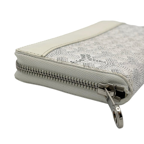 【新品未使用】 GOYARD ゴヤール BIFOLD WALLET 財布 白 コーティングキャンバス USED WHITE COATED CANVAS