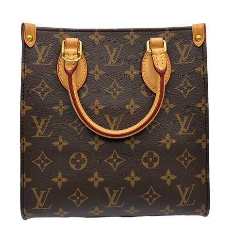 【中古】 LOUIS VUITTON ルイ・ヴィトン SAC PLAT BB サックプラ BB M45847 ハンドバッグ ショルダーバッグ ICチップ(2021年~) モノグラム キャンバス 中古 USED バッグ