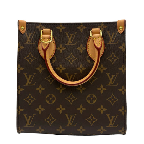 【中古】 LOUIS VUITTON ルイ・ヴィトン SAC PLAT BB サックプラ BB M45847 ハンドバッグ ショルダーバッグ ICチップ(2021年~) モノグラム キャンバス 中古 USED バッグ