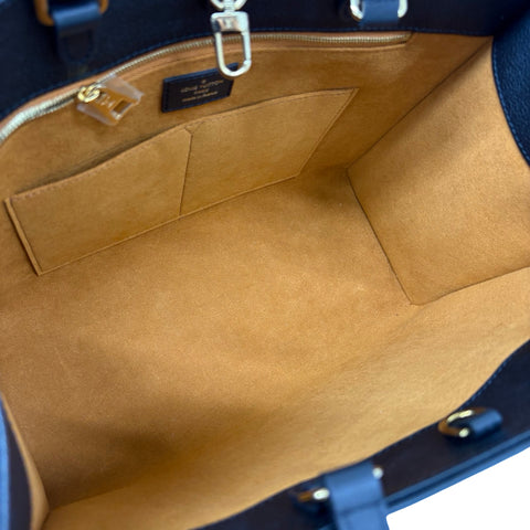 【中古】 LOUIS VUITTON ルイ・ヴィトン ONTHEGO MM(M45595) オンザゴー MM ハンドバッグ トートバッグ ICチップ(2021年~) ブラック モノグラムアンプラント/牛革 中古 USED バッグ