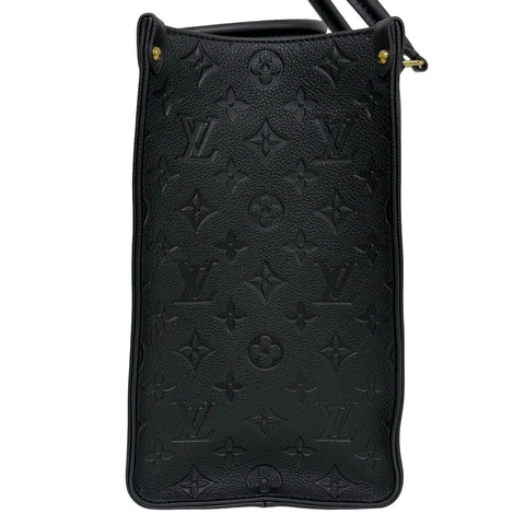 【中古】 LOUIS VUITTON ルイ・ヴィトン ONTHEGO MM(M45595) オンザゴー MM ハンドバッグ トートバッグ ICチップ(2021年~) ブラック モノグラムアンプラント/牛革 中古 USED バッグ