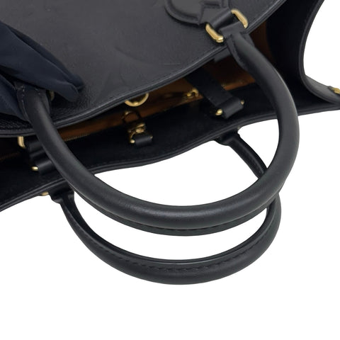 【中古】 LOUIS VUITTON ルイ・ヴィトン ONTHEGO MM(M45595) オンザゴー MM ハンドバッグ トートバッグ ICチップ(2021年~) ブラック モノグラムアンプラント/牛革 中古 USED バッグ