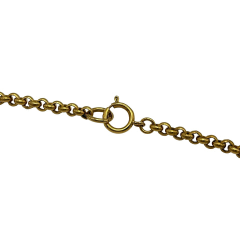 【中古】CHANEL シャネル COOMARK CLOVER NECKLACE ココマーククローバーネックレス NECKLACE GP 中古