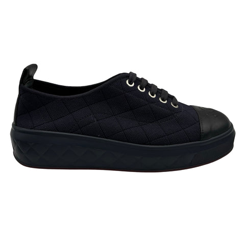 【中古】 CHANEL シャネル COCOMARK SNEAKERS ココマークスニーカー 37 USED 中古 靴