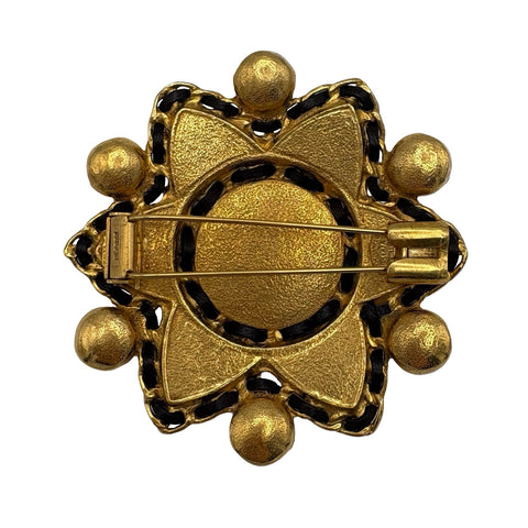 【中古】 CHANEL シャネル BROOCH ブローチ  天然石 六芒星 マルチカラー 中古 MULTI COLOR