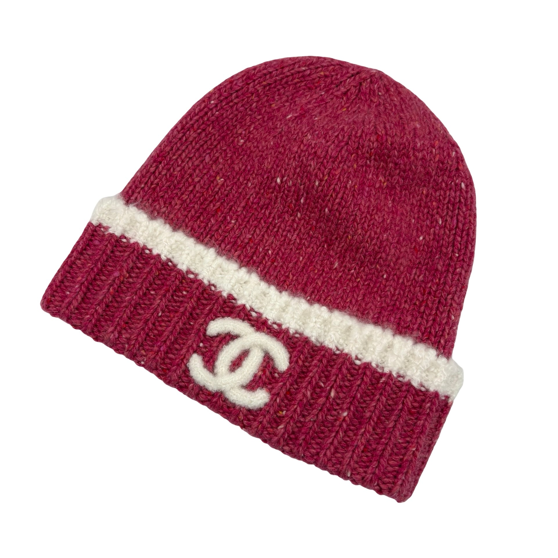 中古】 CHANEL シャネル KNIT HAT ニット帽 ココマーク USED 中古 帽子