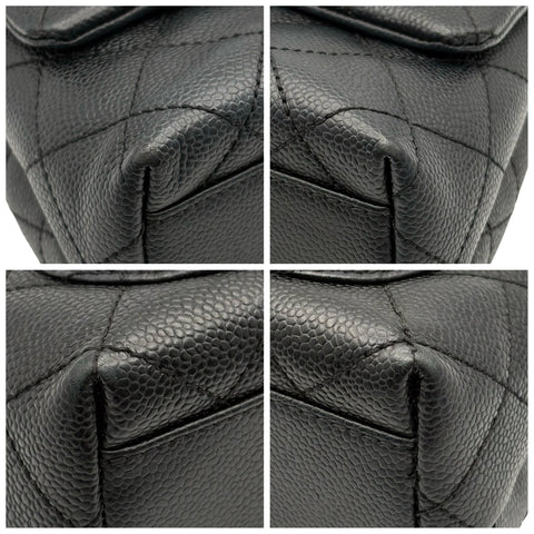 【中古】 CHANEL シャネル MATELASSE HAND BAG マトラッセハンドバッグ ハンドバッグ 11番台(2007年) ブラック キャビアスキン 中古 USED バッグ