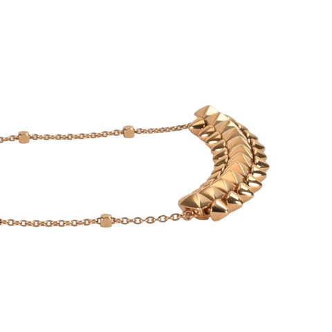 【美品】CARTIER カルティエ K18PG CLASH DE CARTIER NECKLACE クラッシュ ドゥ カルティエ ネックレス MM 9.9g