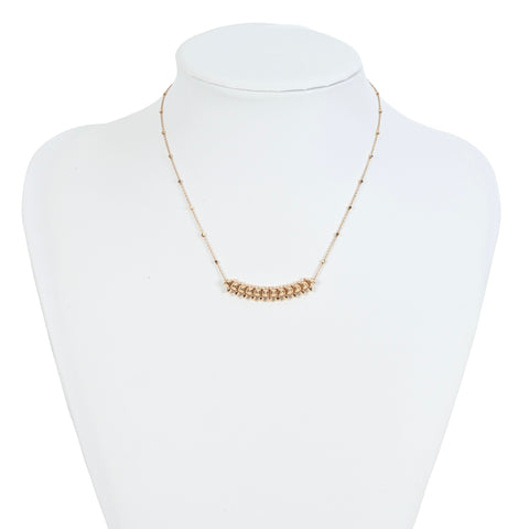 【美品】CARTIER カルティエ K18PG CLASH DE CARTIER NECKLACE クラッシュ ドゥ カルティエ ネックレス MM 9.9g