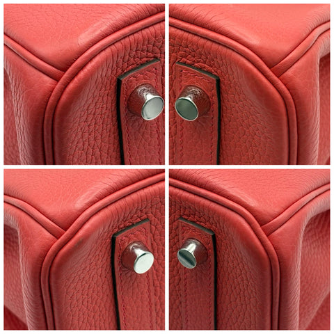 【中古】Hermes エルメス BIRKIN30 バーキン30 ハンドバッグ D刻(2019年) レッド系 トゴ 中古 USED バッグ