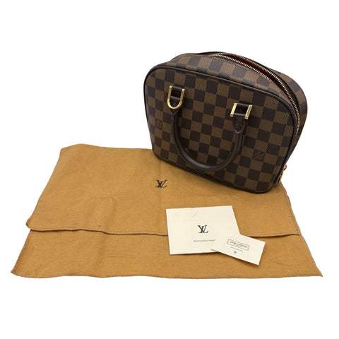 【中古】 LOUIS VUITTON ルイ・ヴィトン SARRIA MINI HANDBAG サリアミニハンドバッグ CA1011(2001年) ダミエ キャンバス 中古 USED バッグ