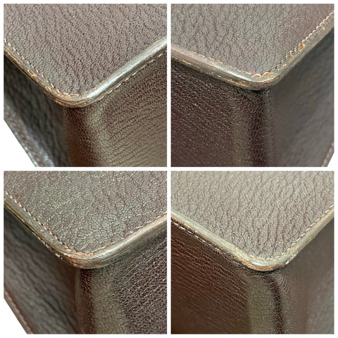 【中古】 Hermes エルメス WHITE BUS GM ホワイトバス GM トートバッグ ハンドバッグ □E(2001年) ブラウン系 シェーブル 中古 USED バッグ
