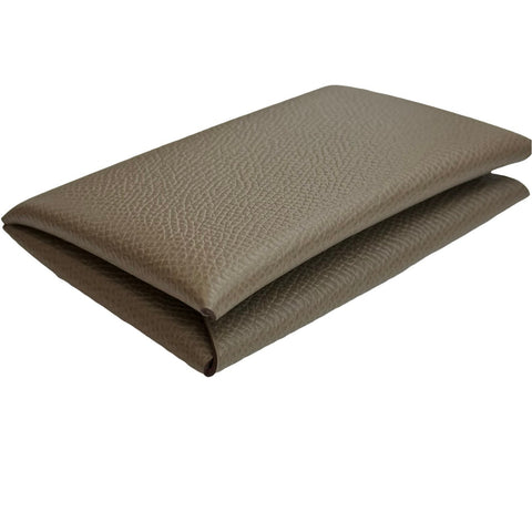 【新品未使用】 HERMES エルメス カルヴィ エトゥープ B刻(2023年) エプソン ベージュ系 カードケース コインケース 新品 (HERMES,calvi,etoupe,epson,cardcase,coincase,new)