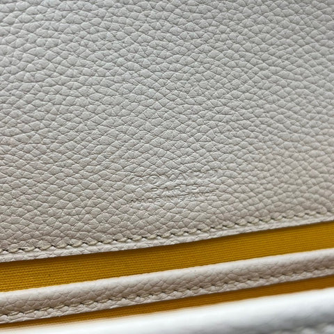 【中古】 GOYARD ゴヤール Belvedere Bag PM ベルヴェデーレPM ショルダーバッグ ホワイト キャンバス/トリヨンレザー 中古 WHITE CANVAS/LEATHER USED バッグ