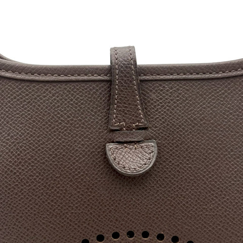 【中古】 Hermes エルメス EVELYNE TPM エヴリンTPM ショルダーバッグ ▢A(1997年) ブラウン系 クシュベル ヴィンテージ 中古 USED バッグ