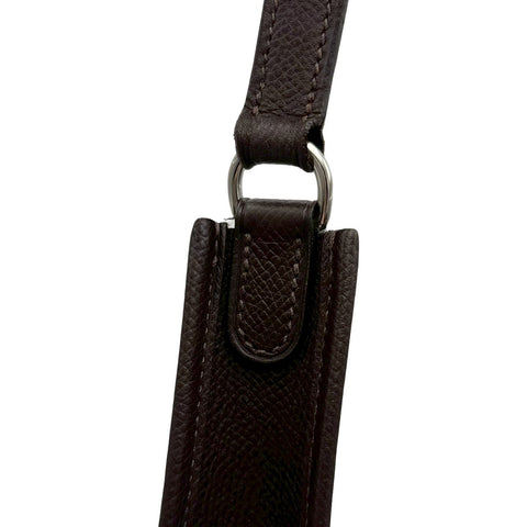 【中古】 Hermes エルメス EVELYNE TPM エヴリンTPM ショルダーバッグ ▢A(1997年) ブラウン系 クシュベル ヴィンテージ 中古 USED バッグ