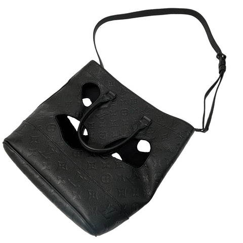 【中古】 LOUIS VUITTON ルイ・ヴィトン WITH HOLES PM (川久保 玲) ウィズホールズPM ハンドバッグ AR0281(2021年) ブラック モノグラム 中古 USED バッグ