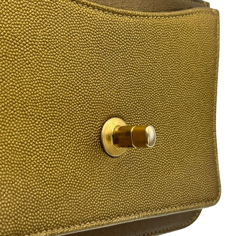 【中古】 CHANEL シャネル 2way チェーンショルダー ハンドバッグ ゴールド カーフスキン キャビアスキン ゴールド系 ゴールド金具 28番台(2019~2020年) ブランドバッグ 中古品 レディース (CHANEL,2way,chain,shourderbag,handbag,calfskin,caviaskin,gold,bag,used)