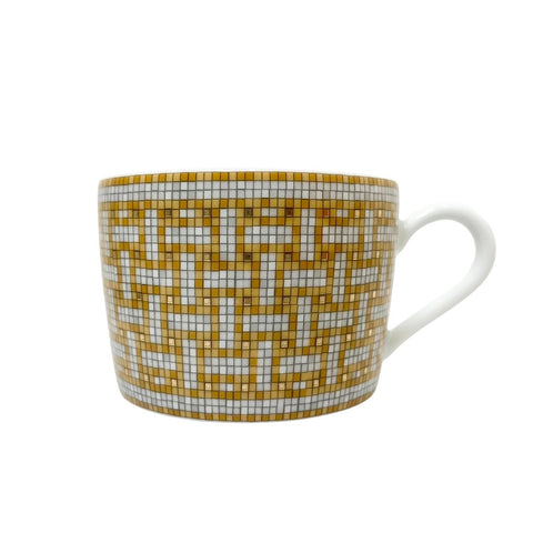 【新品未使用】Hermes エルメス MOSAIQUE AU24 コップ&ソーサーセット 磁器 コップ エルメスコップ テーブルウェア プレゼント ギフト