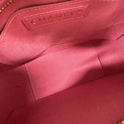 【中古】 CHANEL シャネル SQUARE SHOULDER BAG スクエアショルダーバッグ ショルダーバッグ 29番台(2020年) ピンク ラムスキン 中古 USED バッグ
