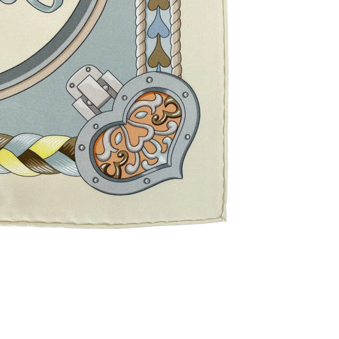 【新品未使用】Hermes エルメス SCARF スカーフ カレ90 〈アルネ・ドゥ・クール〉 H004090S02 シルク100% レディース ギフト プレゼント