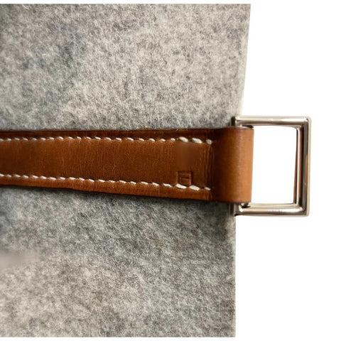 【中古】 Hermes エルメス  ピコタンロックPM グレイ ゴールド スイフト フェルト シルバー金具 □L刻(2008年) ブランドバッグ ハンドバッグ バッグ  中古品 レディース (HERMES,PICOTIN LOCK PM,GRAY GOLD,SWIFT FELT,silver,handbag,used)