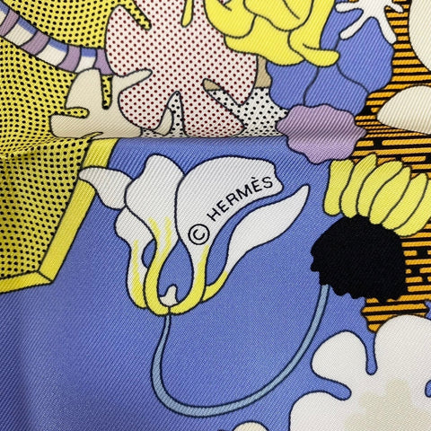 【新品未使用】 Hermes エルメス SCARF スカーフ カレ90 《サ・デコワフ!》 H004005S03 シルク100% レディース ギフト プレゼント