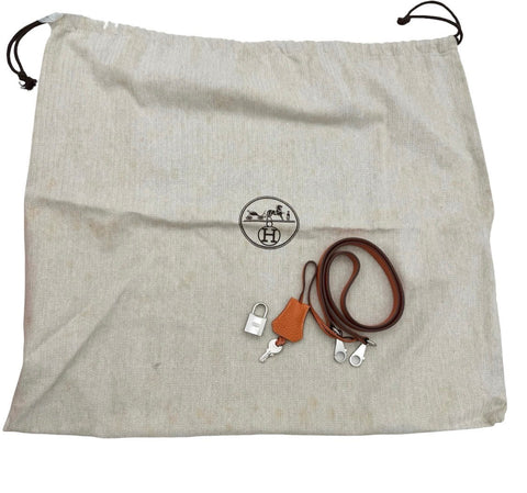 【中古】 Hermes エルメス ケリー35 オレンジ トゴ シルバー金具 □O刻(2011年) ブランドバッグ ハンドバッグ ショルダーバッグ 中古品 レディース