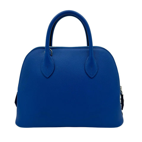 【美品】 Hermes エルメス ボリード1923 ブルーフランス エプソン シルバー金具 U刻(2022年) ブランドバッグ ハンドバッグ バッグ 中古品 レディース (HERMES,BOLIDE1923,BLUE FRANCE,Epson,silver,handbag,used)