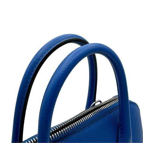 【美品】 Hermes エルメス ボリード1923 ブルーフランス エプソン シルバー金具 U刻(2022年) ブランドバッグ ハンドバッグ バッグ 中古品 レディース (HERMES,BOLIDE1923,BLUE FRANCE,Epson,silver,handbag,used)