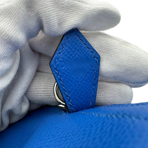 【美品】 Hermes エルメス ボリード1923 ブルーフランス エプソン シルバー金具 U刻(2022年) ブランドバッグ ハンドバッグ バッグ 中古品 レディース (HERMES,BOLIDE1923,BLUE FRANCE,Epson,silver,handbag,used)