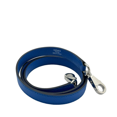 【美品】 Hermes エルメス ボリード1923 ブルーフランス エプソン シルバー金具 U刻(2022年) ブランドバッグ ハンドバッグ バッグ 中古品 レディース (HERMES,BOLIDE1923,BLUE FRANCE,Epson,silver,handbag,used)