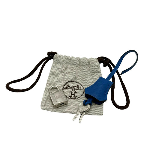 【美品】 Hermes エルメス ボリード1923 ブルーフランス エプソン シルバー金具 U刻(2022年) ブランドバッグ ハンドバッグ バッグ 中古品 レディース (HERMES,BOLIDE1923,BLUE FRANCE,Epson,silver,handbag,used)