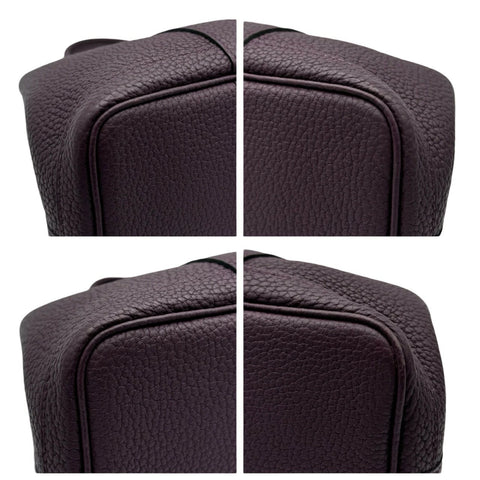 【中古】 Hermes エルメス ガーデンパーティTPM カシス パープル系 ネゴンダ シルバー金具 U刻(2022年) ブランドバッグ ハンドバッグ バッグ 中古品 (HERMES,GARDEN PARTY TPM,Cassis,Negonda,shilver,hand bag,bag,used)