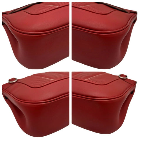 【中古】 Hermes エルメス ベルリンヌ28 レッド スイフト レッド系 シルバー金具 T刻(2015年) ブランドバッグ ハンドバッグ ショルダーバッグ 中古品 レディース (HERMES,BERLINE28,Red,Swift,silver,Shoulderbag,used)