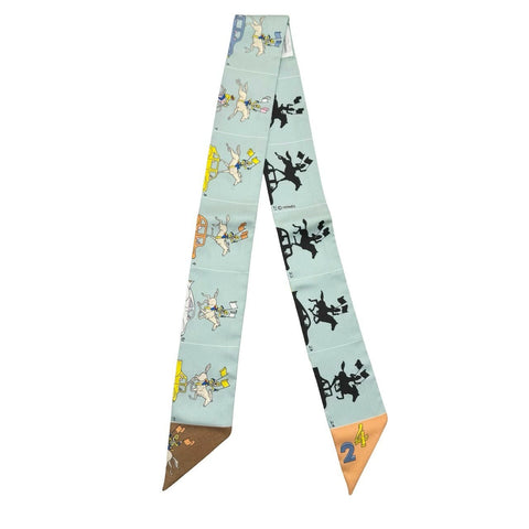 【新品未使用】Hermes エルメス TWILLY ツイリー 《エルメス・パラード》H064150S02 シルク100% レディース プレゼント ギフト