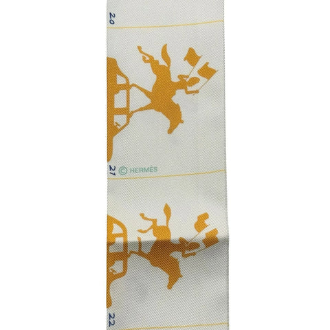 【新品未使用】Hermes エルメス TWILLY ツイリー 《エルメス・パラード》H064150S07 シルク100% レディース プレゼント ギフト