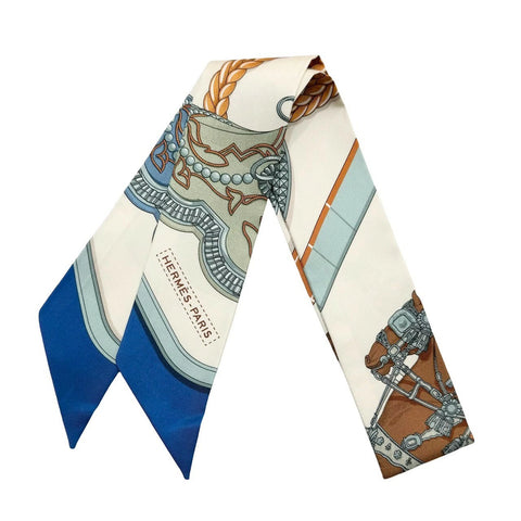 【新品未使用】Hermes エルメス TWILLY ツイリー 《グラン・アパラ》 H061364S04 シルク100% レディース プレゼント ギフト