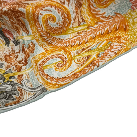 【新品未使用】 Hermes エルメス SCARF スカーフ カレ90 《クレイジー・フォーブル》 H004147S03 シルク100% レディース ギフト プレゼント