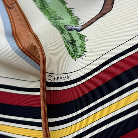 【新品未使用】 Hermes エルメス SCARF スカーフ カレ90 《馬着》 H001356S36 シルク100% レディース ギフト プレゼント